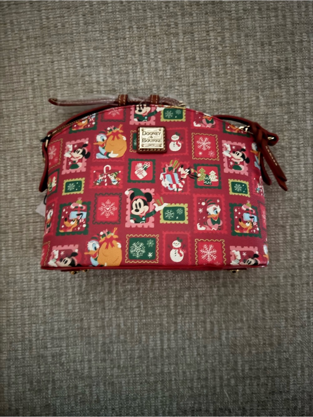 Dooney & Bourke Mickey Mouse Family Christmas Crossbody, NWT